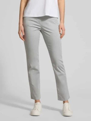 Spodnie materiałowe o kroju relaxed fit z elastycznym pasem model ‘Pamina’ Raphaela By Brax