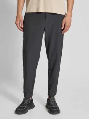 Spodnie materiałowe o kroju relaxed fit z elastycznym pasem model ‘T_Flex’ BOSS Green