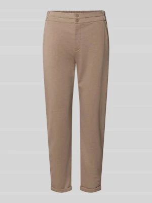 Spodnie materiałowe o kroju skinny fit z dodatkiem wiskozy model 'NANNI' Freequent