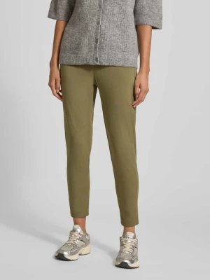 Spodnie materiałowe o kroju skinny fit z elastycznym pasem ZABAIONE