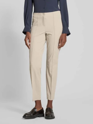 Spodnie materiałowe o kroju skinny fit z przeszytym kantem model ‘ROS’ CAMBIO