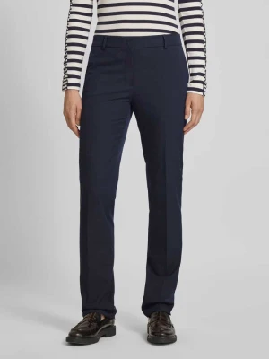 Spodnie materiałowe o kroju slim fit w kant Christian Berg Woman Selection
