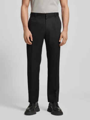 Spodnie materiałowe o kroju slim fit w kant CK Calvin Klein
