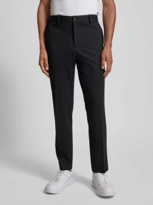 Spodnie materiałowe o kroju slim fit w kant model ‘DELON’ Selected Homme