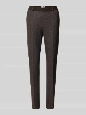 Spodnie materiałowe o kroju slim fit w kant model ‘Lillyth’ Raphaela By Brax