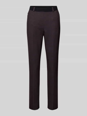 Spodnie materiałowe o kroju slim fit w kant model ‘Lillyth’ Raphaela By Brax