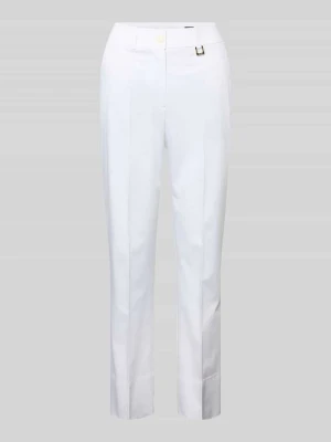 Spodnie materiałowe o kroju slim fit z detalem z logo model ‘Panna’ Joop!