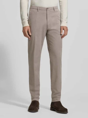 Spodnie materiałowe o kroju slim fit z dodatkiem streczu model ‘CiBrody’ CINQUE