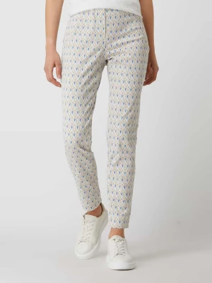 Spodnie materiałowe o kroju slim fit z dodatkiem streczu model ‘Cindy’ Gardeur