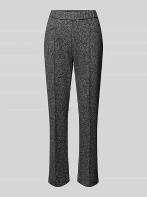 Spodnie materiałowe o kroju slim fit z dodatkiem wiskozy model ‘Jenny’ TONI