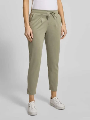 Spodnie materiałowe o kroju slim fit z dodatkiem wiskozy model ‘Rizet’ b.Young