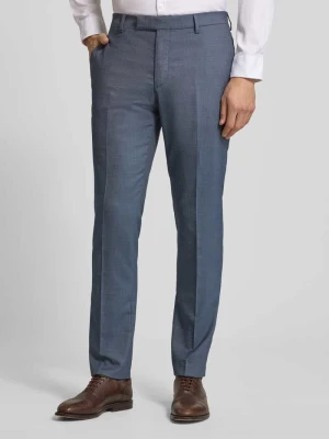 Spodnie materiałowe o kroju slim fit z dodatkiem wiskozy model ‘Ryan’ Pierre Cardin