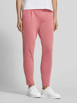 Spodnie materiałowe o kroju slim fit z elastycznym pasem Model 'Kate' Ichi