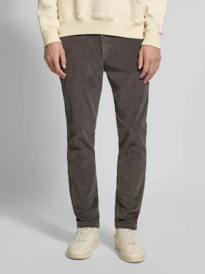 Spodnie materiałowe o kroju slim fit z imitacji sztruksu model ‘Marco’ jack & jones