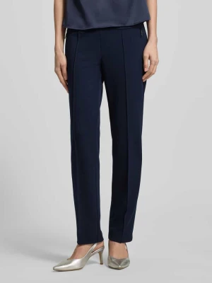Spodnie materiałowe o kroju slim fit z kieszeniami w ramkach Vera Mont