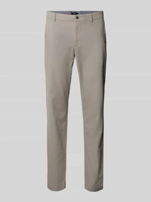 Spodnie materiałowe o kroju slim fit z kieszeniami z tyłu model ‘Brody’ CINQUE