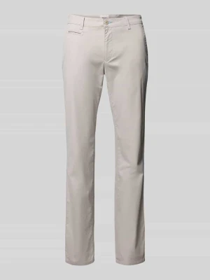 Spodnie materiałowe o kroju slim fit z kieszeniami z tyłu model ‘Fabio’ BRAX