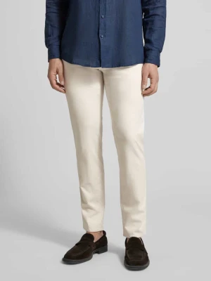 Spodnie materiałowe o kroju slim fit z kieszeniami z tyłu Model 'Fabio' BRAX