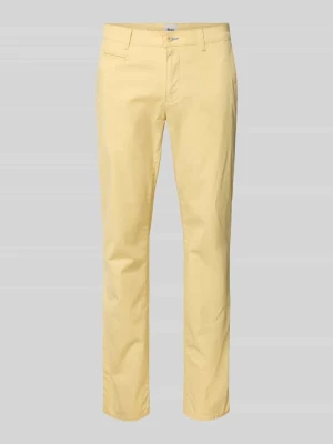 Spodnie materiałowe o kroju slim fit z kieszeniami z tyłu Model 'Fabio' BRAX