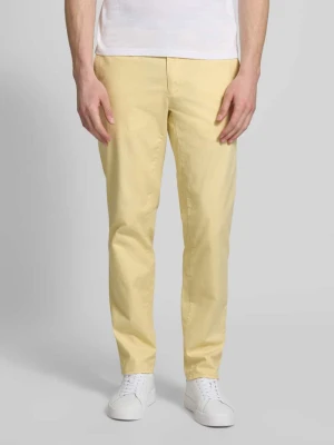 Spodnie materiałowe o kroju slim fit z kieszeniami z tyłu Model 'Fabio' BRAX