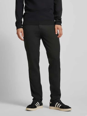 Spodnie materiałowe o kroju slim fit z kieszeniami z tyłu model ‘MARCO CONNOR’ jack & jones