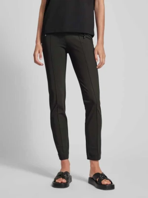 Spodnie materiałowe o kroju slim fit z kieszeniami zapinanymi na zamek błyskawiczny model ‘Otti’ RAFFAELLO ROSSI