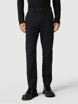 Spodnie materiałowe o kroju slim fit z lekko fakturowanym wzorem model ‘MILES’ Selected Homme