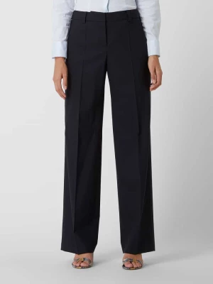 Spodnie materiałowe o kroju slim fit z mieszanki żywej wełny Windsor