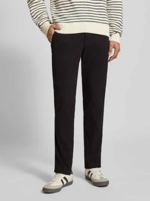 Spodnie materiałowe o kroju slim fit z odpinanym paskiem model ‘Marco’ jack & jones