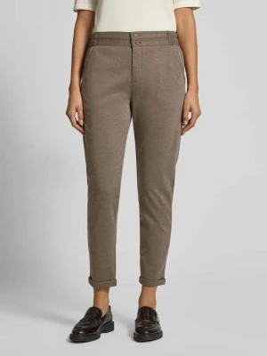 Zdjęcie produktu Spodnie materiałowe o kroju slim fit z przeszytymi brzegami model ‘Nanni’ FREE/QUENT