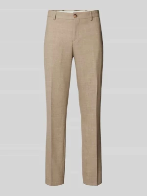 Spodnie materiałowe o kroju slim fit z tkanym wzorem model ‘OASIS’ Selected Homme