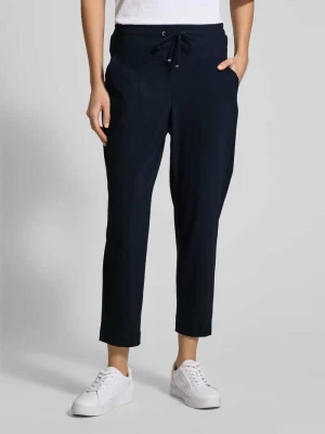 Spodnie materiałowe o kroju slim fit z tunelem model ‘AZRA’ RAFFAELLO ROSSI
