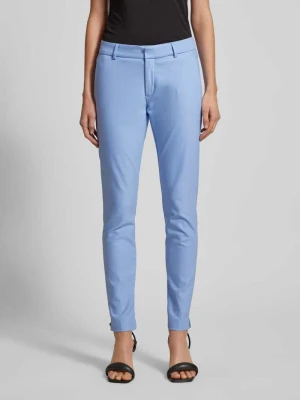 Spodnie materiałowe o kroju slim fit z wpuszczanymi kieszeniami model ‘Abbey Night’ MOS MOSH