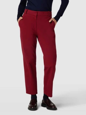 Spodnie materiałowe o kroju slim fit z wpuszczanymi kieszeniami w stylu francuskim Tommy Hilfiger