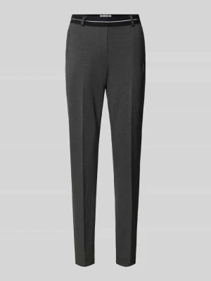 Spodnie materiałowe o kroju slim fit z zakładkami w pasie model ‘Lillyth’ Raphaela By Brax
