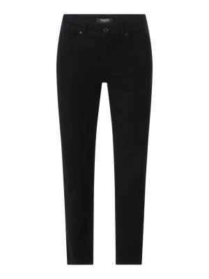 Spodnie materiałowe o kroju slim tapered fit z dodatkiem streczu model ‘Solid’ Angels