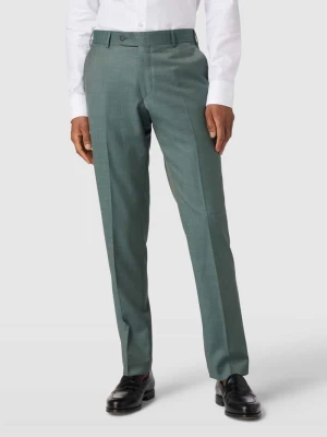 Spodnie materiałowe o kroju straight fit w kant Wilvorst