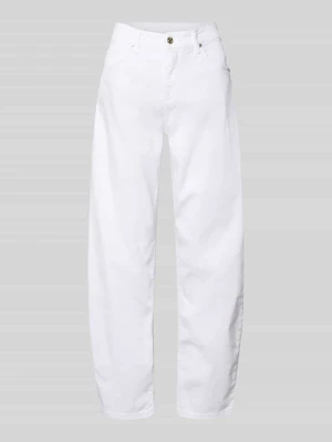 Spodnie materiałowe o kroju straight fit w skróconym kroju model 'Danni' MAC