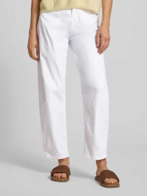 Spodnie materiałowe o kroju straight fit w skróconym kroju model 'Danni' MAC