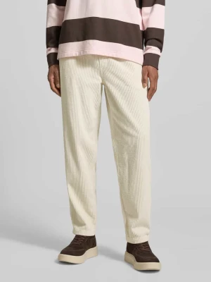Spodnie materiałowe o kroju straight fit w wyglądzie sztruksu model 'Padow' American vintage