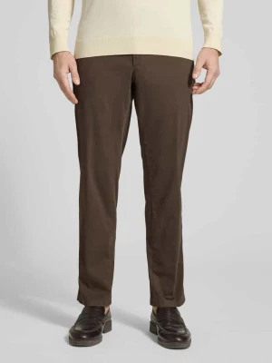 Spodnie materiałowe o kroju straight fit z dodatkiem lyocellu model ‘Everest’ BRAX