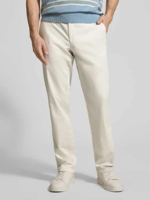 Spodnie materiałowe o kroju straight fit z dodatkiem lyocellu model ‘Everest’ BRAX