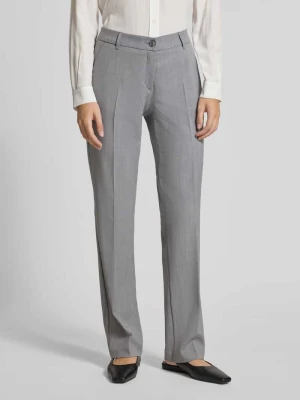 Spodnie materiałowe o kroju straight fit z dodatkiem wełny owczej model ‘Maron’ BRAX