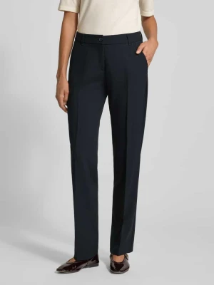 Spodnie materiałowe o kroju straight fit z dodatkiem wełny owczej model ‘Maron’ BRAX