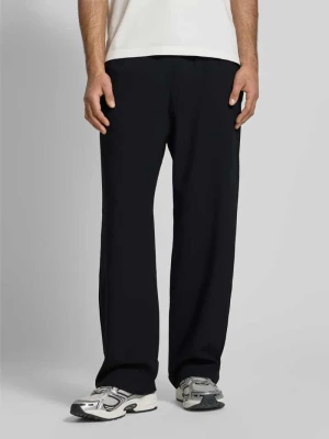 Spodnie materiałowe o kroju straight fit z dodatkiem wiskozy REVIEW