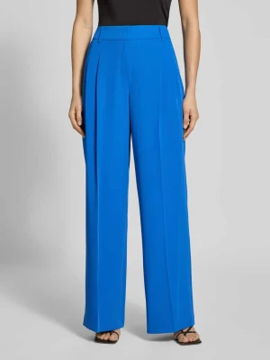 Spodnie materiałowe o kroju Straight Fit z kantami Christian Berg Woman Selection