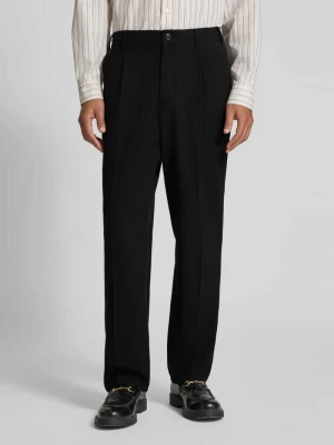 Spodnie materiałowe o szerokim kroju w kanty MCNEAL