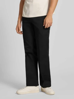 Spodnie materiałowe o kroju straight fit z kieszeniami z tyłu Dickies