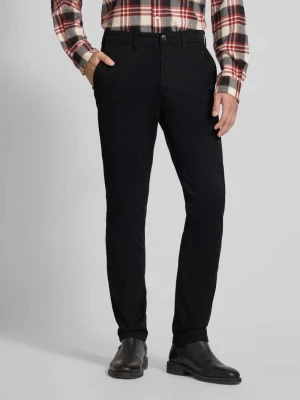 Chinosy o kroju straight fit z kieszeniami z tyłu MCNEAL