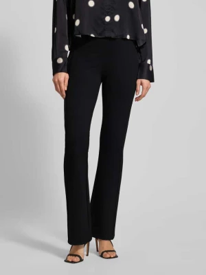 Spodnie materiałowe o kroju straight fit z mieszanki wiskozy model ‘Erja’ Opus